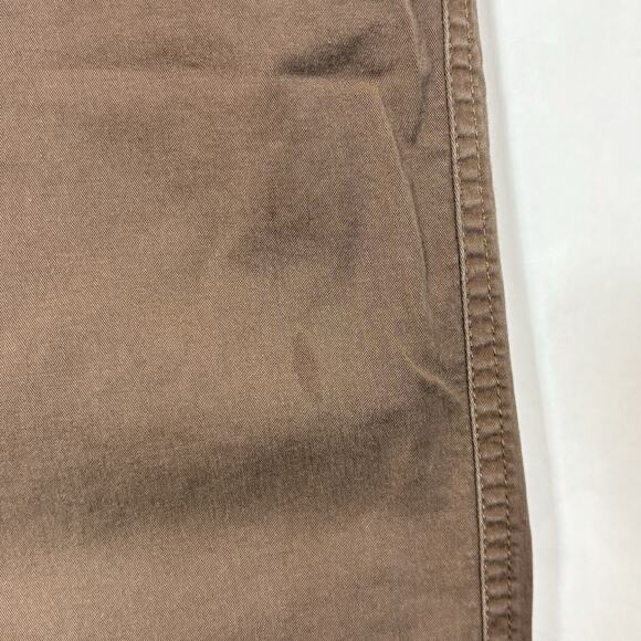 Rafaella Women's Mocha Brown Wide Leg Capri Cropped Pants Size 12 Neutral Y2K - Picture 4 of 12